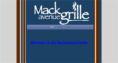 Desktop Screenshot of mackavenuegrille.com